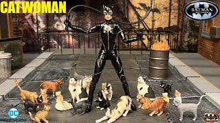 McFarlane DC Multiverse Catwoman Batman Returns Michelle Pfeiffer Action Figure Review & Comparison