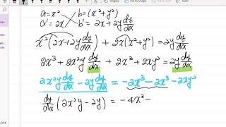 Find a tangent line equation using implicit differentiation