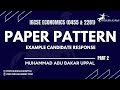 IG Economics | Paper Pattern & Example Candidate Response | Part 2