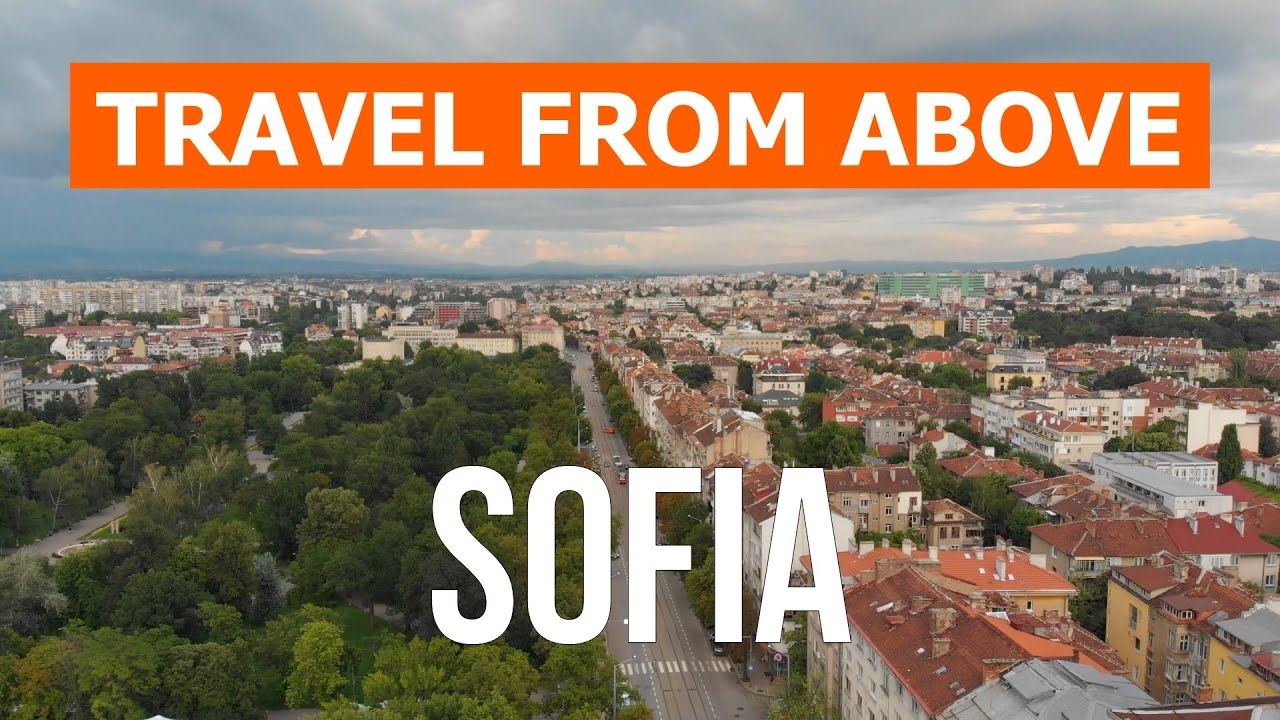 Sofia from drone | 4k video | Bulgaria, Sofia from above