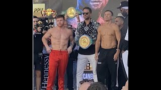 CANELO ALVAREZ AND GENNADY GOLOVKIN WEIGH-IN FOR THE 3RD AND FINAL TIME! OR IS IT?