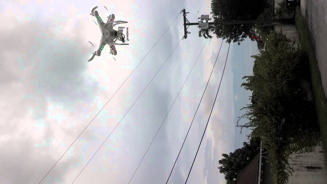 tarantula spider Dji phantom auto landing with high wind