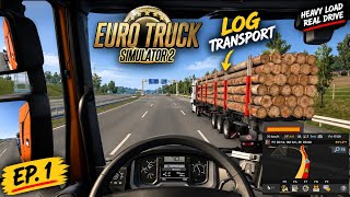 I Took a HUGE Log Load Across Europe! 🌲🚛 | Euro Truck Simulator 2