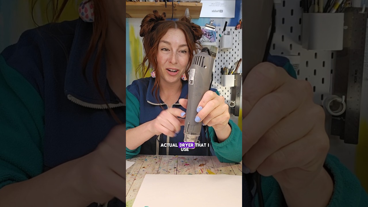 Do you use a craft heat gun or hair dryer for your watercolor?