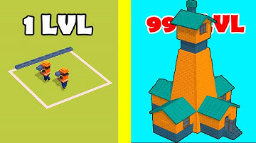 I build a MAX LEVEL WINDMILL And MAYFAIR FLAT in Idle Construction 3D
