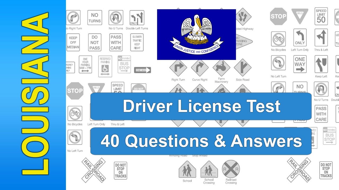 Louisiana OMV Knowledge Test Answers 