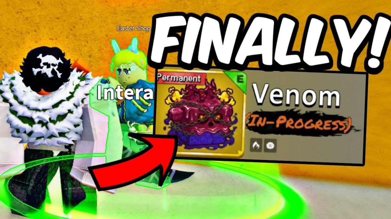 Blox Fruits Easter Event VENOM REWORK! FINALLY HERE - YouTube