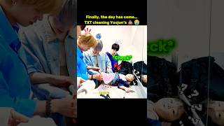 TXT cleaning Yoojun’s 💩 😭 #txt #yoojun #tomorrow_x_together #kpop #txtmoa