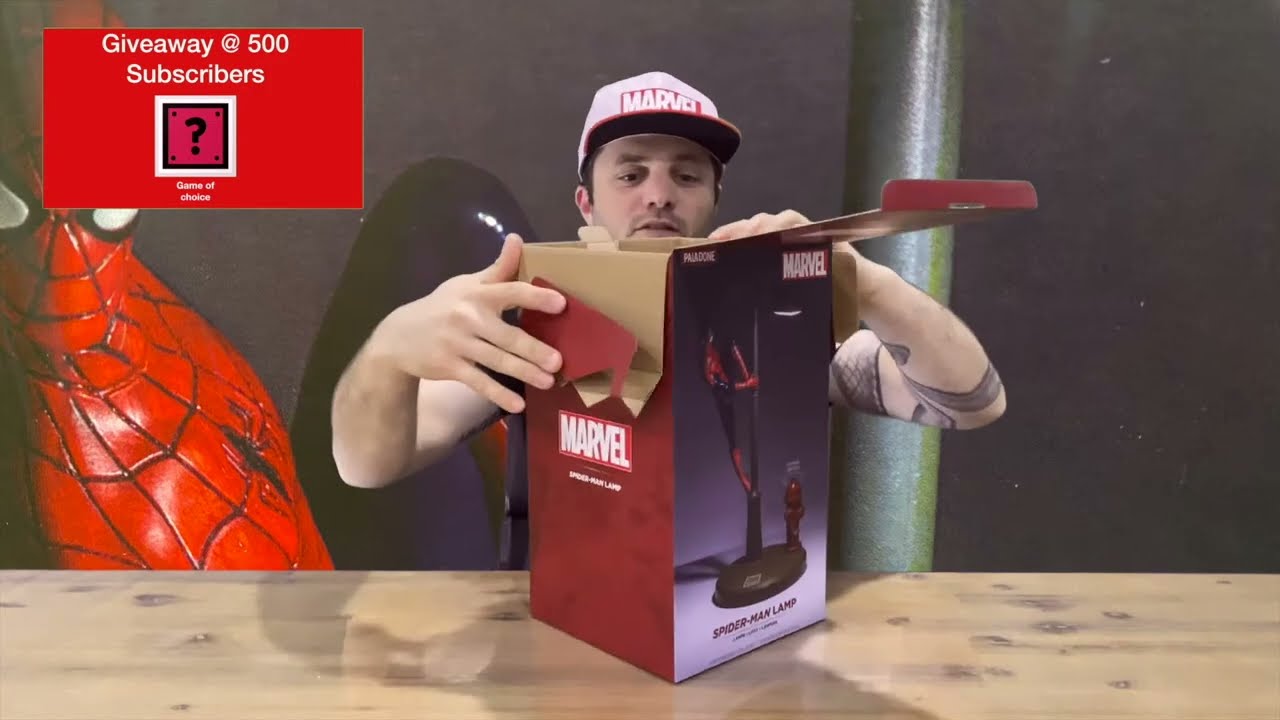Ep 569 - Spider-Man Lamp Unboxing - YouTube