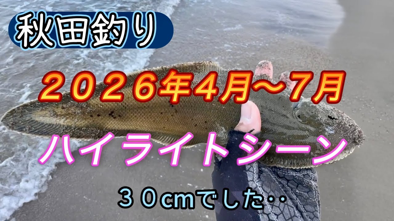 2026.5.4古魚　新潟赤玉 Akita Fishing] Surf and Pier Fishing Highlights: April–July 2026