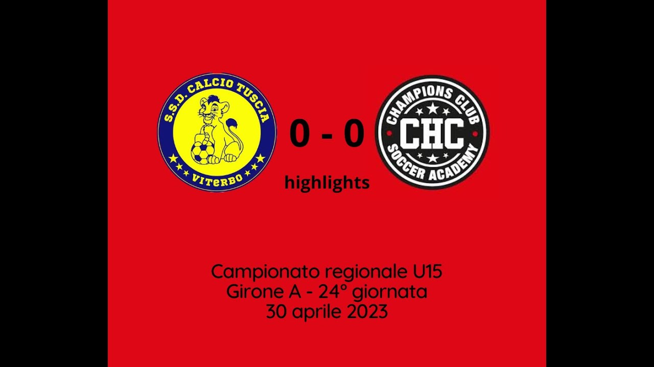 CALCIO TUSCIA-CHC 0-0 - highlights - 30/04/2023 - YouTube