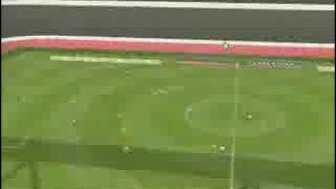 Football Manager 2009 3D match engine 30 second video