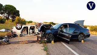 Tres menores y dos adultos fallecidos en el accidente en la N-310 en Sisante (Cuenca)