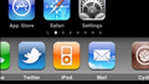 How To Get A Sliding Dock On iPhone Or iPod Touch