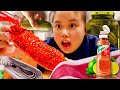 PICKLES WRAPPED IN A FRUIT ROLL UP WITH TAJIN + CHAMOY (VIRAL TIK TOK FOOD) MUKBANG 먹방 EATING SHOW!