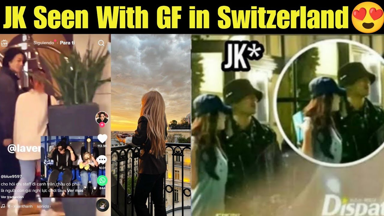 BTS Jungkook Seen With GF in Switzerland 😍 BTS JK Spotted with