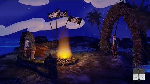 Monkey Island 6 SpeedArt  Melee Island remastered lookout point part 2 Unity and Blender game mix