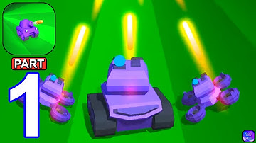 Tank Hero 3D - Gameplay Walkthrough Part 1 Levels 1-2 (Android, iOS Gameplay)