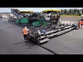 Modern Road Construction Machines - Amazing Extreme Asphalt Paving Machine