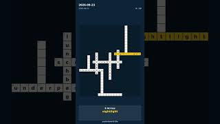 Crossword · 2026-09-23 #Shorts