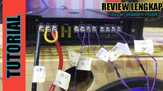 Cara pasang power 4chanel  dirumah atau dimobil 💯%pemula jadi bisa