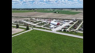 Aerial video of some equipment for our online only June 4th Tues. auction. www.bidschmid.com