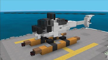 Minecraft: How to Build a Helicopter in Minecraft | Minecraft helicopter Tutorial