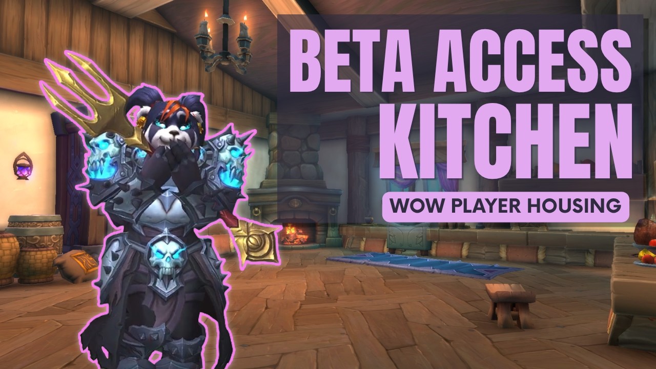 Wow Kitchen Building a Custom Kitchen in Player Housing - YouTube