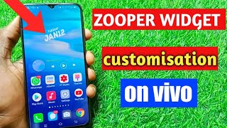 Zooper widget customisation in any vivo mobile screenshot 1