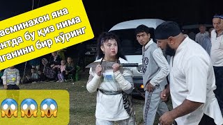 😱😱ЖАСМИНАХОН ЯНА ЮТУБНИ ПОРТЛАТДИ КЎРИНГ ДАХШАТ ҚИЗ БОЛА НИМАЛАРГА ҚОДИРЛИГИНИ