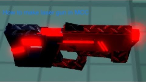 How to make laser gun in modded cube combanation