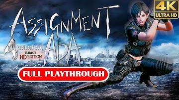 Resident Evil 4: Ultimate HD Edition | Assignment Ada | No Commentary | 4K Ultra HD 60FPS