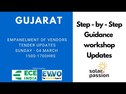 Gujarat solar tooftop tender - details - steps