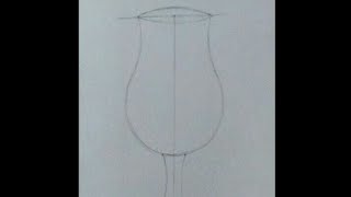 Details Free hand // How to make still life object ( Transparent Glass) Drawing technique Update