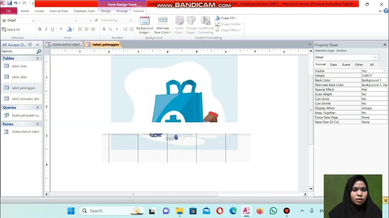database penjualan obat di apotek| membuat form dan laporan | Microsoft ...
