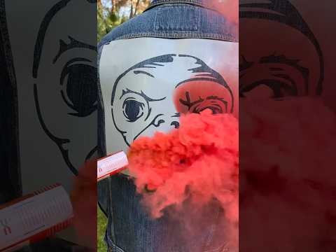 Smoke bomb transforms jacket! 👾😭