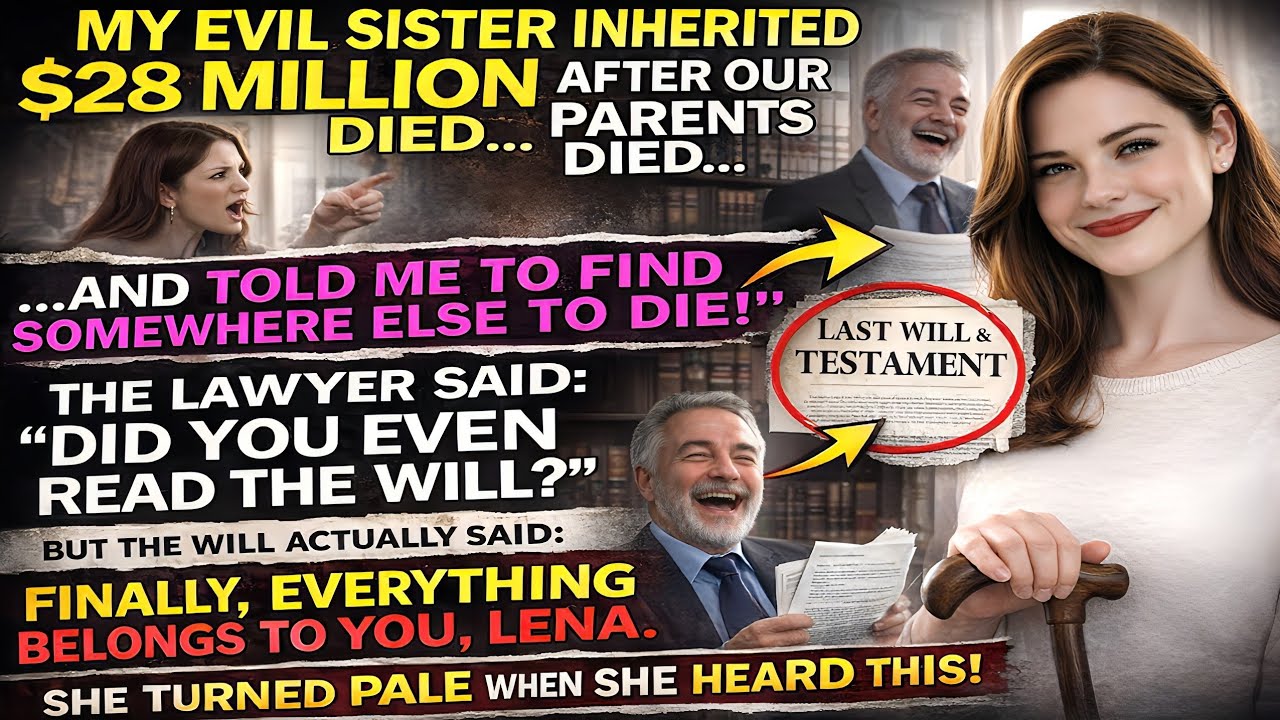 The Lawyer Asked One Question—After My Sister Got $28M And Threw Me Out When Our Parents Died