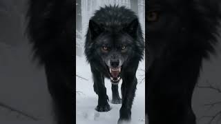 Lost in the Frozen Forest: Girl vs Wild Wolf Survival Story 🐺❄️ 🎬 #SurvivalStory #WolfChase #viral
