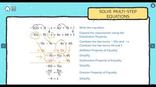 Famous Lesson 3-3 Solve Multi-Step Equations Wealth