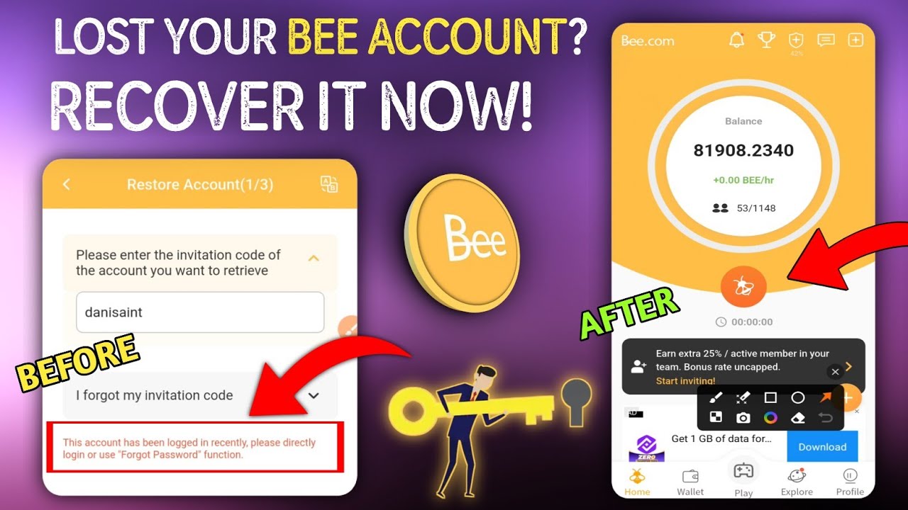 How to Recover Your Lost Bee Network Account in 2025 (Step-by-Step ...