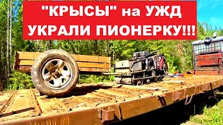 Пионерку СПИОНЕРИЛИ!!! Забросил в лес мотобуксировщик с прицепом. Первый опыт холодного копчения.