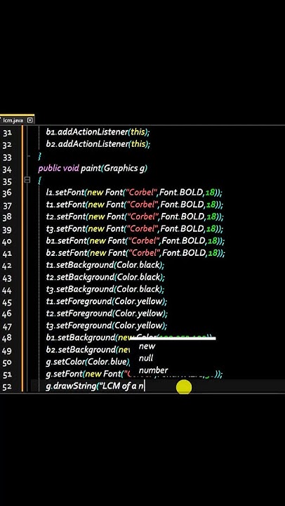 LCM of any two numbers program using Java - YouTube