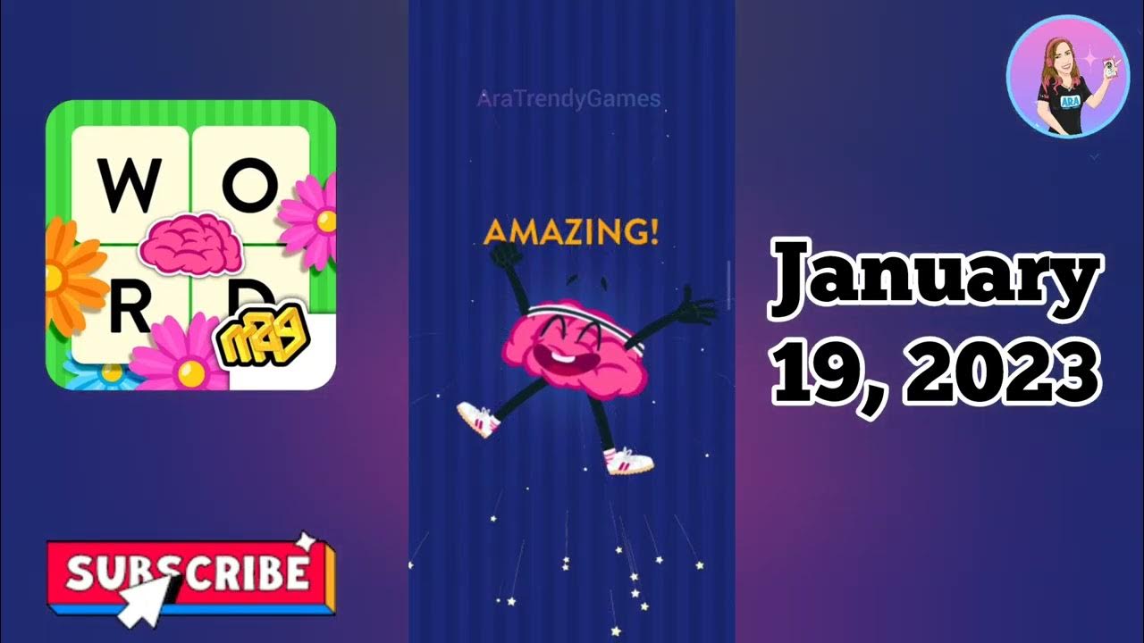 WordBrain Brainy’s New Year Event January 19, 2024 All Parts Answers