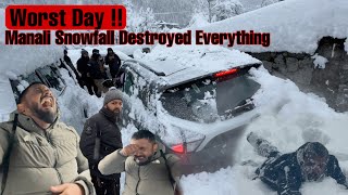 Manali Ke Snowfall Ne Ek Din Me Aatank Macha Dia | Major Issues With 4x4 | ExploreTheUnseen2.0