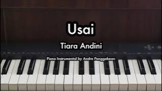 Usai - Tiara Andini | Piano Karaoke by Andre Panggabean