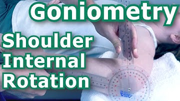 Goniometry  -  Shoulder Internal Rotation