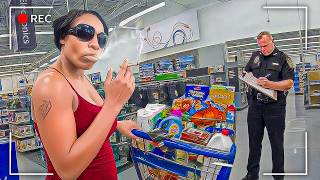 When Shoplifters Think They Could Steal An ENTIRE Cart From Walmart