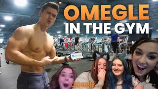 Aesthetics on Omegle (IN THE GYM) + FLEXING IN PUBLIC | CHEST WORKOUT