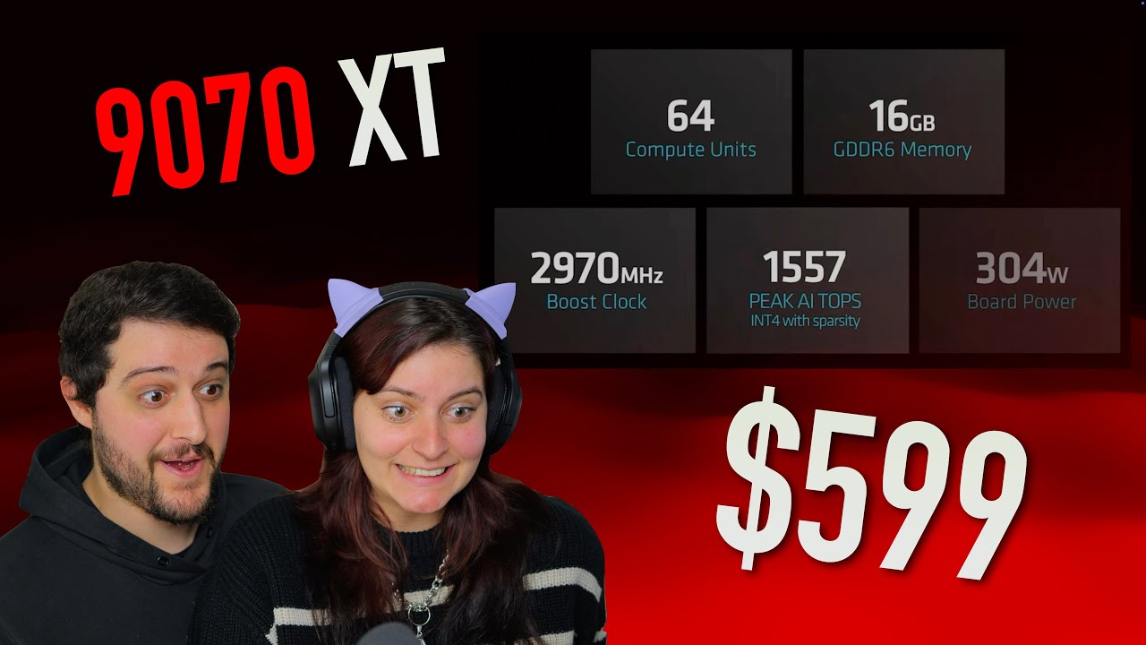 Our Reaction to AMD RX 9070 and 9070XT Reveal!!! THIS IS AWESOME