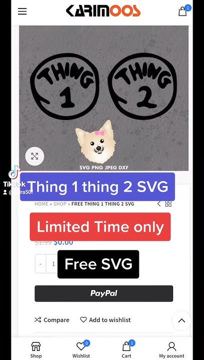 Free cricut thing 1 and thing 2 svg file free